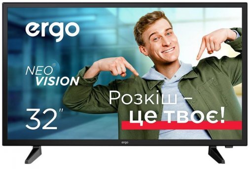 Телевізор LED Ergo 32DHS5000 (Android TV, Wi-Fi, 1366x768)