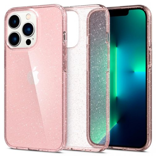 Чохол Spigen for iPhone 13 Pro - Liquid Crystal Glitter Rose Quartz (ACS03256)