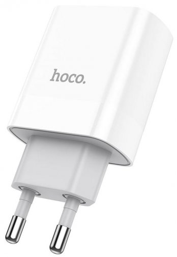 Зарядний пристрій Hoco C80A Rapido PD20W QC3.0 with Type-C cable White (C80A + Type-C White)