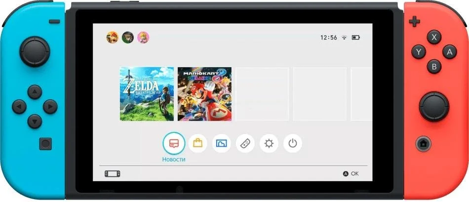 Фото: Ігрова приставка Nintendo Switch Red/Blue (45496452643) № 11 | KTC