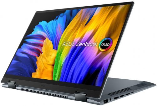  Ноутбук ASUS Zenbook 14 Flip OLED UP5401EA-KN026T Pine Grey (90NB0V41-M00970)