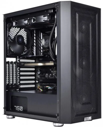 Фото: Персональний комп'ютер ARTLINE WorkStation W97 (W97v30) - Intel Core i9 i9-13900KF / 32 ГБ DDR4 / HDD + SSD 2 ТБ + 480 ГБ / Nvidia / RTX A4500, 20 ГБ / Intel Z690 / 750 Вт № 7 | KTC
