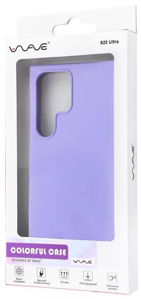 Чохол WAVE for Samsung Galaxy S22 Ultra - Light Purple (35135light purple)