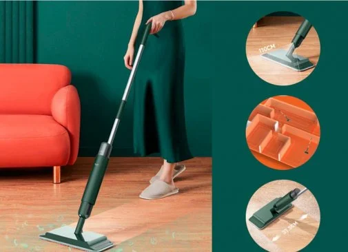 Фото: Швабра DEERMA Spray mop TB880 CN Green (TB880 Green) № 9 | KTC