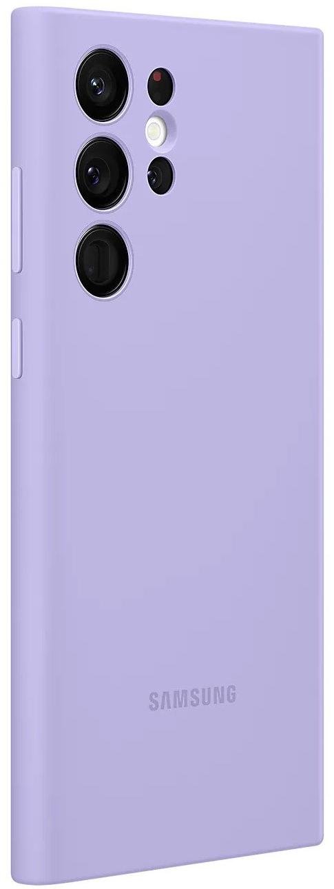 Чохол Samsung for Galaxy S22 Ultra - Silicone Cover Lavender (EF-PS908TVEGRU)