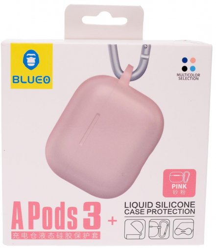 Чохол Blueo for Airpods 3gen - Silicone Case Pink