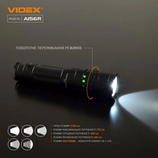 Фото: Ліхтарик Videx A156R № 17 | KTC