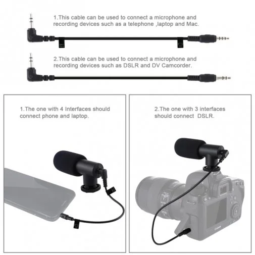 Фото: Комплект блогера Puluz PKT3094B 4in1 (світло, кріплення, тримач для телефону, мікрофон) № 9 | KTC