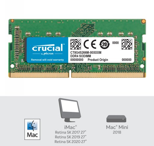 Оперативна пам’ять Crucial DDR4 1x8GB (CB8GS2666)