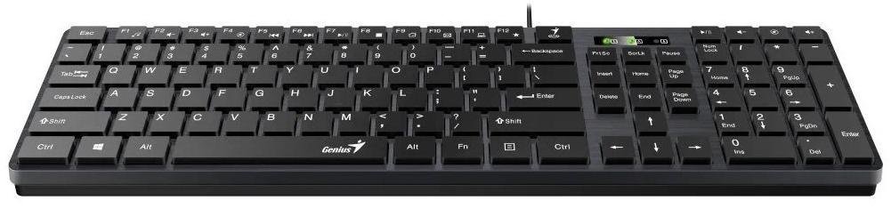  Комплект клавіатура+миша Genius C-126 SlimStar Black (31330007407)