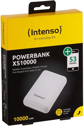 Батарея універсальна Intenso XS10000 10000mAh White (PB930395)