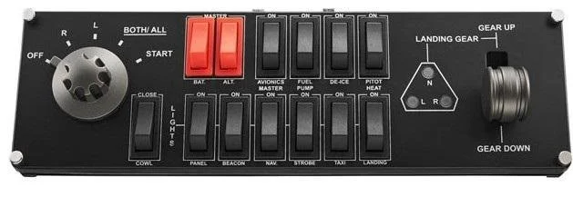 Фото: Панель приладів Logitech G Saitek Pro Flight Switch Panel USB (945-000012) № 7 | KTC