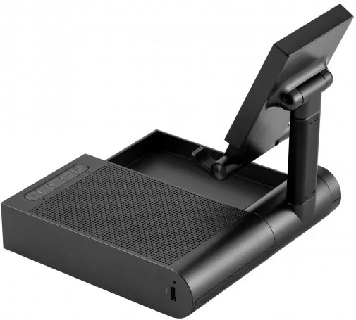Фото: Бездротовий зарядний пристрій Momax Q.Conference Mini Speakerphone with wireless Charging Black (BS2D) № 10 | KTC
