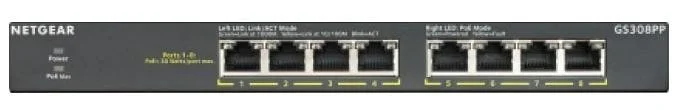 Фото: Комутатор NETGEAR GS308PP (GS308PP-100EUS) № 5 | KTC