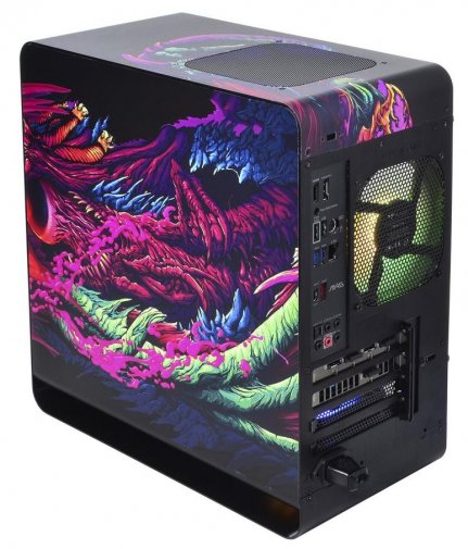 Корпус QUBE Hyper Beast Black with window (QBX3M_WBNU3PHB)