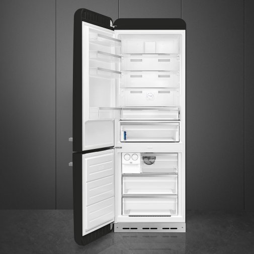 Холодильник дводверний Smeg Retro Style Black (FAB38LBL5)