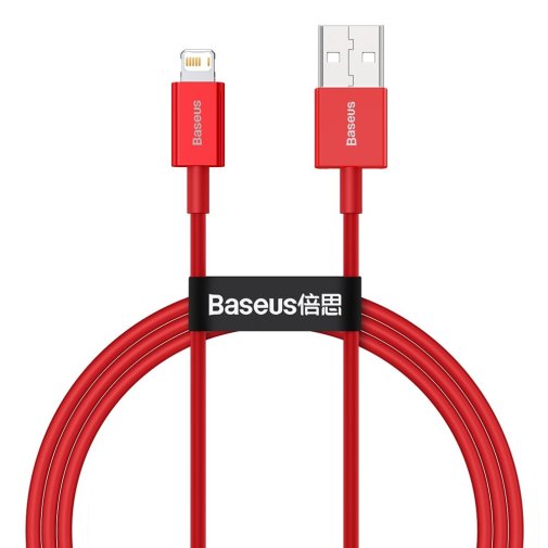 Кабель Baseus Superior Series Fast Charging 2.4A AM / Lightning 1m Red (CALYS-A09)