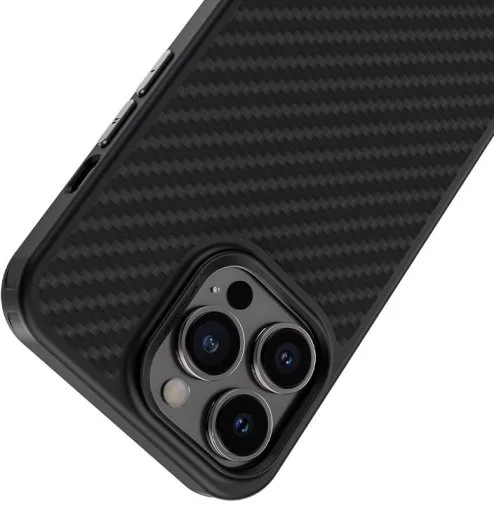 Фото: Чохол Blueo for iPhone 14 Pro Max - Armor Aramid Fiber Anti-Drop Case Black № 17 | KTC
