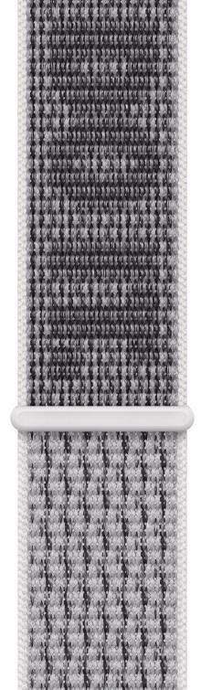 Ремінець Apple for Apple Watch 45mm - Nike Sport Loop Summit White/Black (MPJ03)