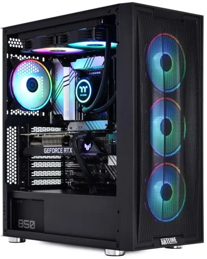 Фото: Персональний комп'ютер ARTLINE Gaming X94 (X94v54) - AMD Ryzen 7 7700X / 32 ГБ DDR5 / PCI-E SSD 1 ТБ + 1 ТБ / AMD / Radeon RX 6800 XT, 16 ГБ / AMD X670 / 850 Вт № 11 | KTC