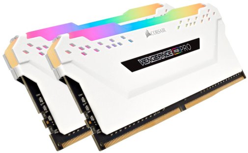 Оперативна пам’ять Corsair Vengeance RGB Pro White DDR4 2x8GB (CMW16GX4M2C3200C16W)