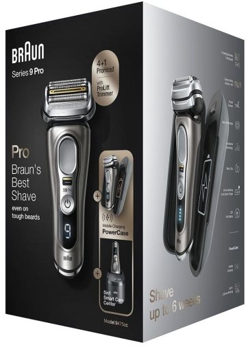 Електробритва сітчаста акумуляторна BRAUN 9475cc Series 9 Wet&Dry