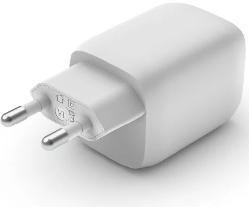 Фото: Зарядний пристрій Belkin Home Charger 65W GaN White with Type-C/Type-C (WCH013VF2MWH-B6) № 10 | KTC