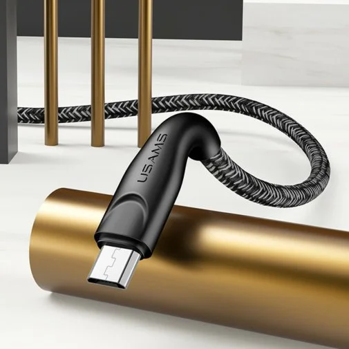 Фото: Кабель Usams US-SJ396 U41 AM / Micro USB 2m Black (SJ396USB01) № 6 | KTC