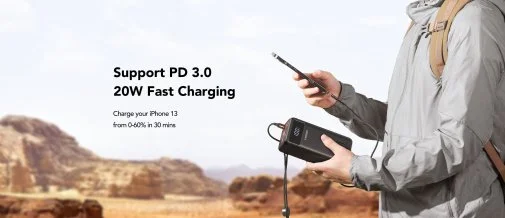 Батарея універсальна Veger Tank Lite 50000mAh LCD 22.5W Black ( VP 5001)
