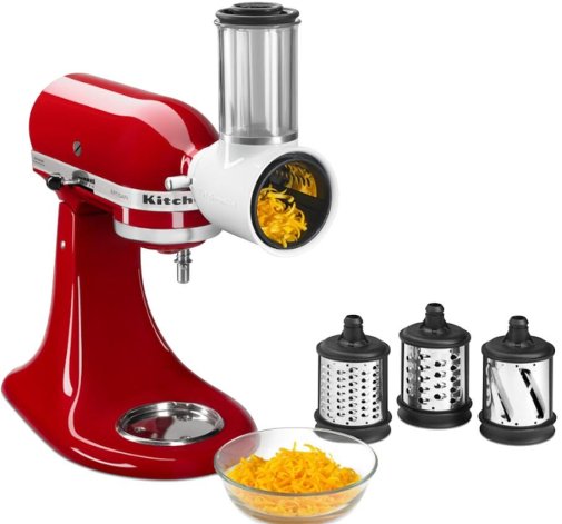 Набір насадок для планетарного міксера KitchenAid 5KSM2FPPC (м'ясорубка, протирка, овочерізка)