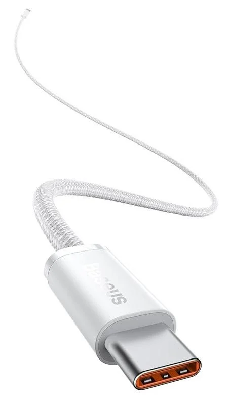Фото: Кабель Baseus Dynamic Series Fast Charging Data Cable 100W Type-C / Type-C 1m White (CALD000202) № 10 | KTC