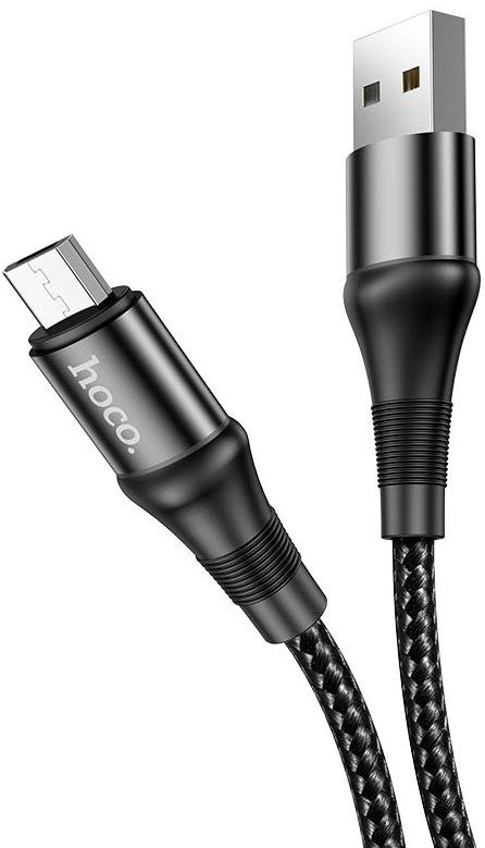 Кабель Hoco X50 Excellent AM / Micro USB 1m Black