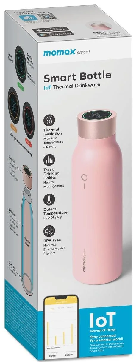 Фото: Термос Momax HL6SP Pink № 15 | KTC