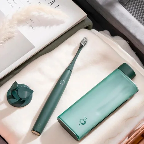 Фото: Електрична зубна щітка Oclean Air 2T Electric Toothbrush Green (6970810552331) № 12 | KTC