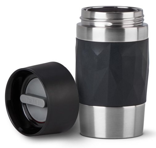 Термочашка Tefal Compact Mug 300 ml Black (N2160110)