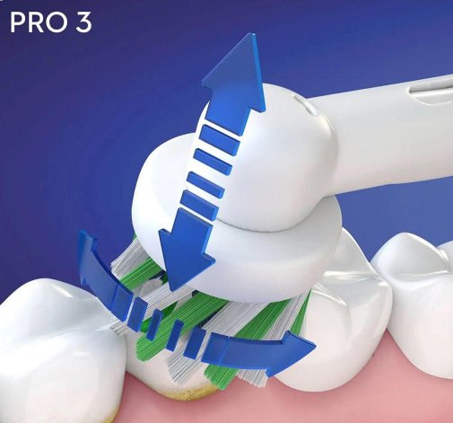 Електрична зубна щітка Braun Oral-B Pro3 3000 D505.513.3 Cross Action Blue