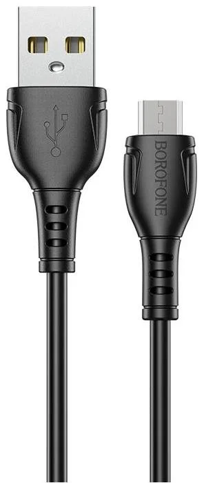 Фото: Кабель BOROFONE BX51 Triumph 2.4A AM / MicroB 1m Black (BX51MB) № 6 | KTC