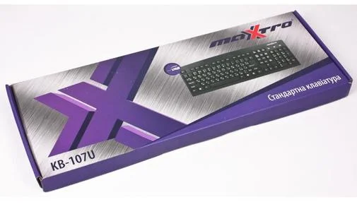 Фото: Клавіатура Maxxtro standard KB-107-U чорна № 5 | KTC