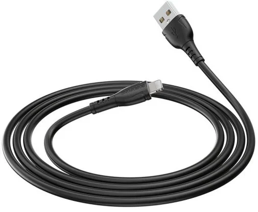 Фото: Кабель BOROFONE BX51 Triumph AM / Lightning 1m 2.4A Black (BX51LB) № 6 | KTC