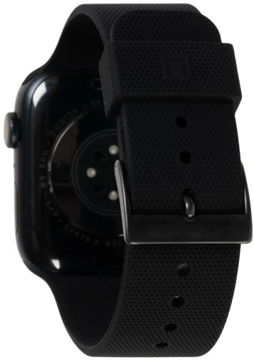 Ремінець UAG for Apple Watch 45/44/42mm - U Dot Silicone Black (194005314040)