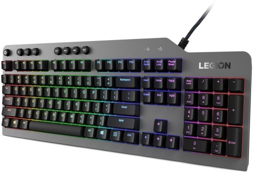 Клавіатура Lenovo Legion K500 RGB Mechanical Switch ENG/UKR Black (GY41L16650)