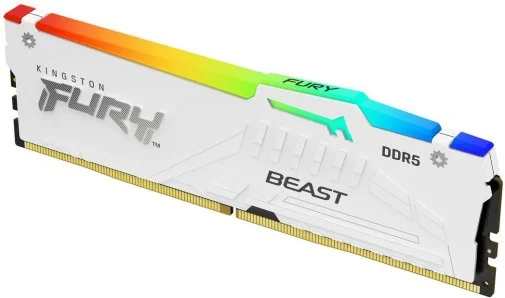 Фото: Оперативна пам’ять Kingston FURY (ex. HyperX) Beast RGB White DDR5 1x32GB (KF556C40BWA-32) № 9 | KTC
