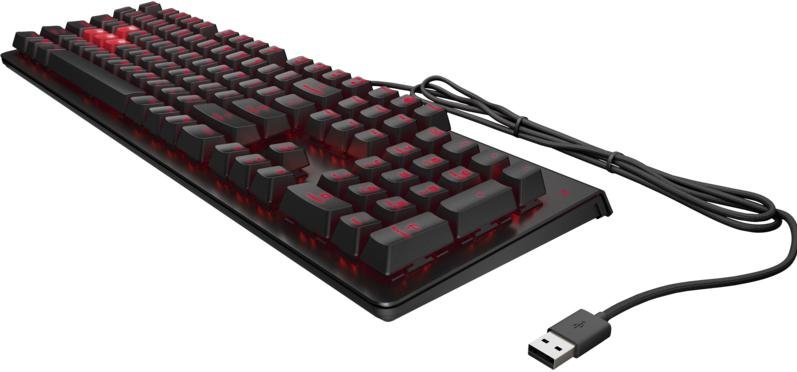 Клавіатура HP Omen Encoder Cherry MX Red Black (6YW76AA)