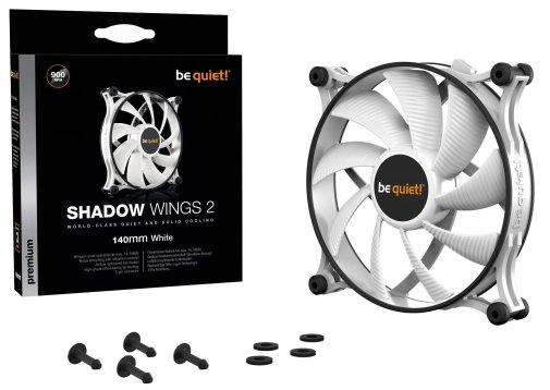 Кулер be quiet! Shadow Wings 2 140 mm White (BL090)