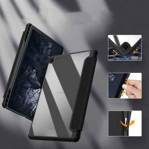 Чохол для планшета BeCover for Samsung Tab S6 Lite P610/P613/P615/P619 - Soft Edge Black (708351)