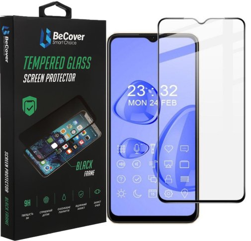 Захисне скло BeCover for Oppo A57s - Black (708550)