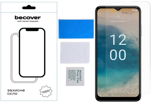 Захисне скло BeCover 3D for Nokia G22 - Crystal Clear Glass (709250)