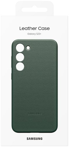 Чохол Samsung for Galaxy S23 Plus S916 - Leather Case Green (EF-VS916LGEGRU)