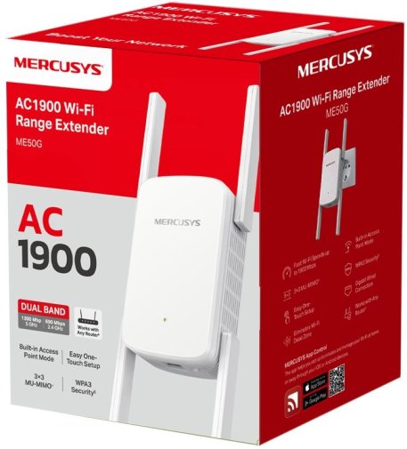 Репітер Wi-Fi Mercusys ME50G