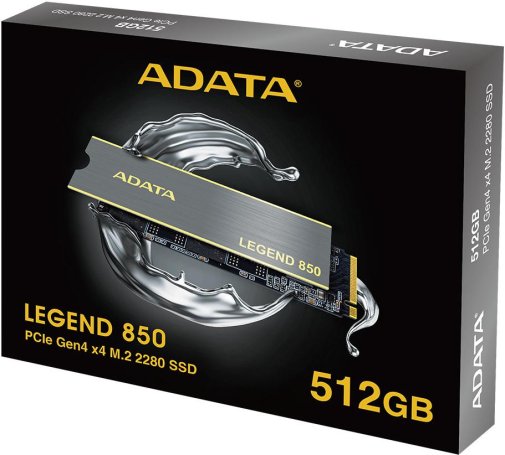 SSD-накопичувач A-Data Legend 850 2280 PCIe 4.0 x4 NVMe 1.4 512GB (ALEG-850-512GCS)